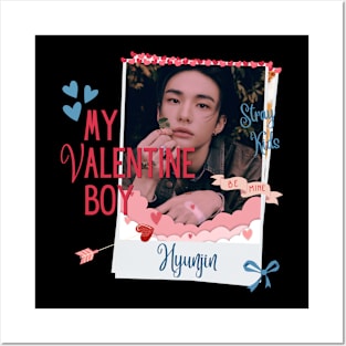 Hyunjin My Valentine Boy Stray Kids Posters and Art